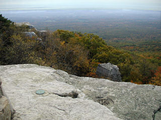 Hazy view southeast over the valley.