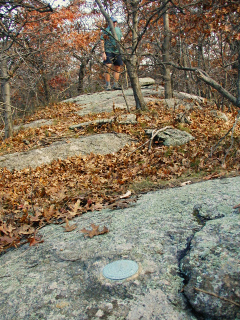 Looking ENE toward the station, where Rich stands.