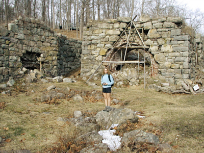 These furnaces at Long Pond Ironworks were constructed in the mid-1800s. They were used to produce iron for the Union Army's gun barrels during the Civil War.