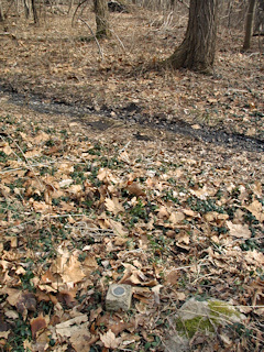 The Sterling Ridge Trail runs right past this mark.