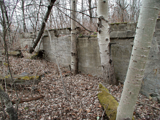 A foundation from the colliery operation.