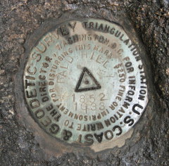 NGS Triangulation Station Disk BALD HILL RESET