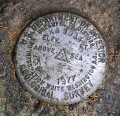 USGS Bench Mark Disk K 8 USGS RESET 1977