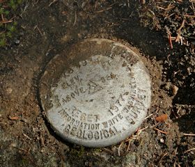 USGS Bench Mark Disk K 8 USGS RESET 1977