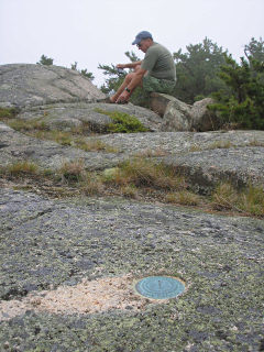 Looking SE toward station, which Rich points out.