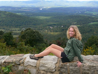 Relaxing on the edge.