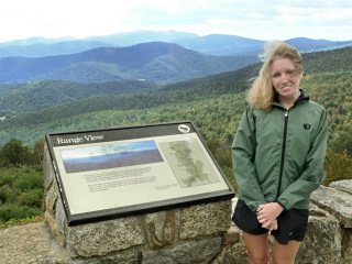 Zhanna, also at Range View, is anxious to explore the many overlooks yet to come!