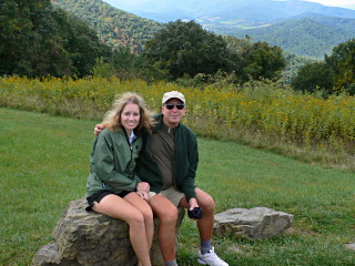 Having fun near the Visitors Center.