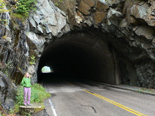 At the south portal of Mary’s Rock Tunnel.