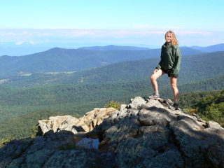A nice perch for a mountain goat?