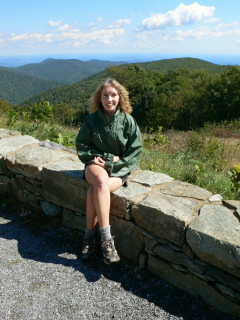 A pleasant backdrop for a survey mark hunt.