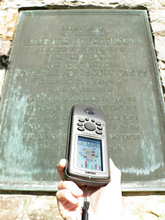 Plaque in memory of Belle Brown Northcott.