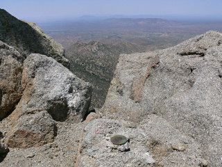 Looking W, a better view over the landscape.