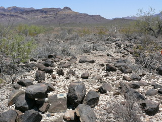 Looking ENE, toward LOW HILL and the mountains beyond.