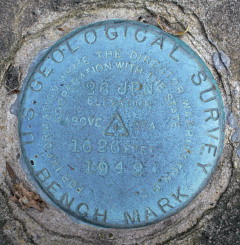 USGS Bench Mark Disk 26 JPN