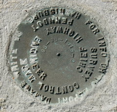 PennDOT Survey Mark 96-36-1016-3