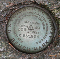 USGS Bench Mark Disk K 25