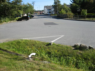 Looking SE down Clark Point Rd. to the Coast Guard facility.