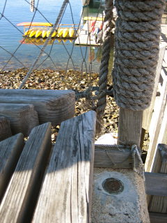 Eyelevel view of 841 3320 TIDAL F set into the concrete wall.