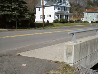 Looking W across Lane Street.