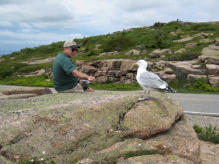 Rich couldn’t resist teasing our new ‘buddy.’