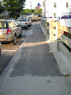 Looking NE along Main Street.