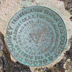 NGS Triangulation Station Disk DUCK HARBOR MOUNTAIN