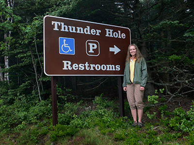 Thunder Hole RESTROOMS!!!