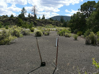 Looking S toward the Sunset Crater Loop Road.