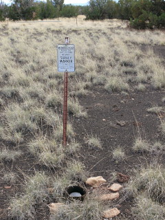 Clear view of the witness sign.