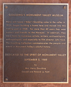 Sign on the NW side of the museum building.