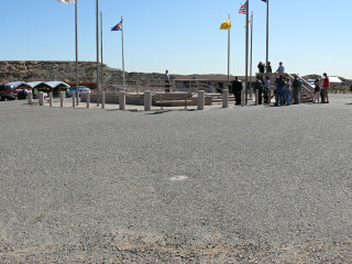 Looking E toward the current Four Corners monument (AD9256).