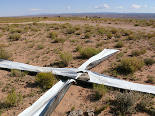 Looking NE toward the Navajo homes.