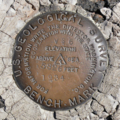 USGS Bench Mark Disk VS 6