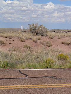 The witness sign made this mark very easy to spot from the road.