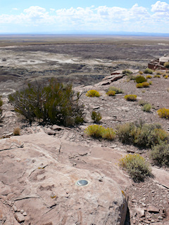 Looking out over the landscape from RM 2.