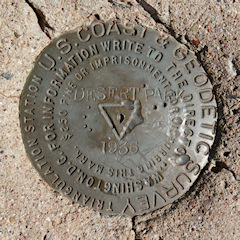 NGS Triangulation Station Disk DESERT PARK