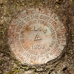 NGS Triangulation Station Disk ELK 2