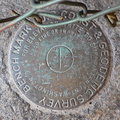 NGS Tidal Bench Mark Disk 854 5530 TIDAL 29