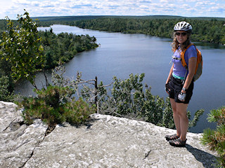 Overlooking Lake Awosting. Just off Upper Awosting Carriageway.