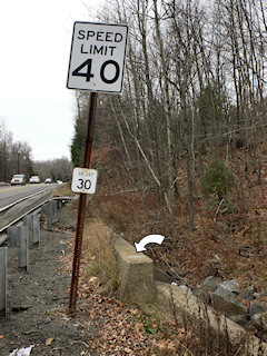 Looking N along Rt. 247.