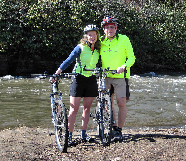 Team Moose celebrates the start of the 2010 cycling season with a late-Winter ride along the River Trail.