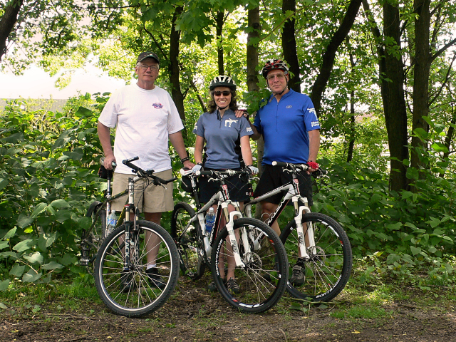 Dad's first mountain bike ride with Team Moose!