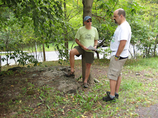 Rich tells John all about azimuth marks.