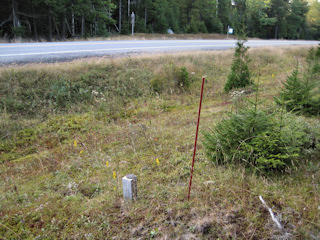 Looking NW across Route 102.