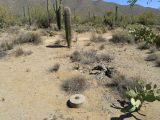 Looking SE, in the general direction of Wasson Peak.