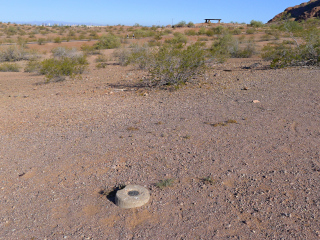 Looking NW toward the William C. Elliot Memorial