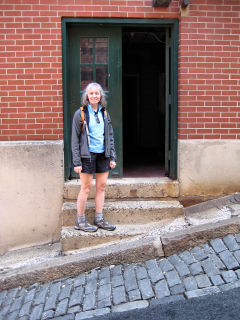 The Yuengling Brewery is built on the side of a steep hillside.