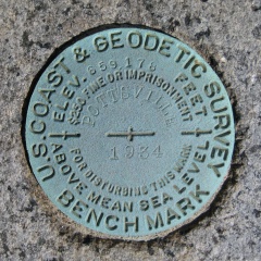 NGS Bench Mark Disk POTTSVILLE