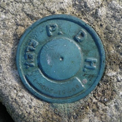 PA Dept. of Highways Survey Mark 96-57-2008-1